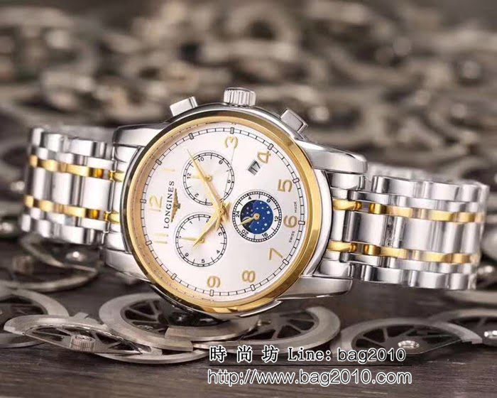 LONGINES浪琴 睿智風範 精緻款 頂級機械男士腕表 WSS2205